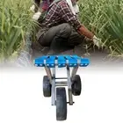 Garden Stool with Wheels Sturdy Garden Seat for Garage Planting Car Repair