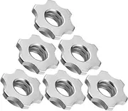BELLIFFY Barbell Supply 6pcs Self-Locking Nut Dumbbell Lock Collars Universal Nut Anti-Slip 2.5cm Safe