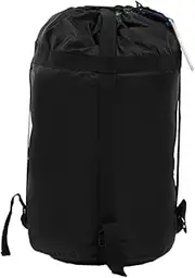 LAPYAPPE Camping Compression Sleeping Bag Sack Waterproof Overnight Bag Storage Compression Sack Sturdy Easy to Carry Black s
