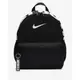 【NIKE】 BRSLA JDI MINI BKPK 後背包 兒童包 雙肩包 旅行包 黑白-DR6091010