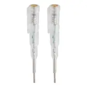 2Pcs 24-250V Electrician Circuit Tester Pen,Responsive Electrical Tester8675
