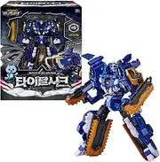 SSmall Miniforce Dinoid Warrior Tidal Shark Blue Headbot Transforming Dino Robot