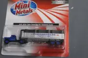 Mini Metals 31170, Trans American Trucking, 1:87th, 1960 Ford w/trailer. MOC