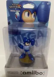 Nintendo Amiibo Mega Man Figure Super Smash Bros New Sealed Highly Collectible