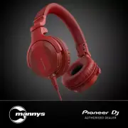 Pioneer HDJ-CUE1 BT Over-Ear DJ Headphones w/ Bluetooth Wireless Technology (Red