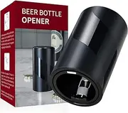 Biesryi Bottle Opener, Soda Magnet Beer Bottle Top Openers, Magnetic Cap Catcher, One-Hand Push Down-Pop Off, No Damage&Quick to Open,Cool Bartender Tools for Home Bars Picnic Camping Hiking