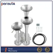 For Truck Van Car Boat Electric Air Horn 150DB 4 Trumpet Train Horn Kit