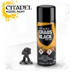 GAMES WORKSHOP WARHAMMER 戰棋【噴漆類】GW黑色噴漆罐 CHAOS BLACK SPRAY