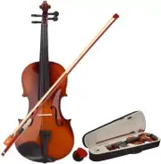 Violin for Beginners Students,Acoustic Violin 4/4,Full Size Violin,Violin Kit wi