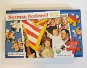 Jigsaw Puzzle 500pc - Norman Rockwell Salute the Flag (1971) - New/Sealed