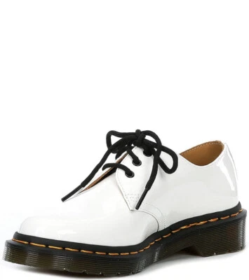 dr martens ladies patent Lamper shoes size 9