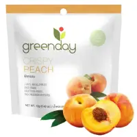 在飛比找momo購物網優惠-【Greenday】水蜜桃凍乾12g(泰國必買超人氣水果乾)