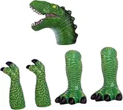 ERINGOGO 1 Set Dinosaur Finger Puppet Set Realistic Claw and Head for Storytelling Role Playing and Creative Play Present for Birthdays and Parties