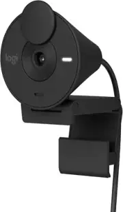 Logitech Brio 301 HD Webcam - 1080p, Light Correction, Privacy Shutter, USB-C