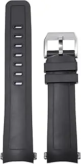 [MGTCAR] Quick Release Fluoro Rubber Watch Band For IWC Aquatimer Series IW356802 IW376705 IW376710 Soft Silicone Watch Strap 22mm