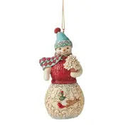 Jim Shore Heartwood Creek Wonderland Snowman Hanging Ornament