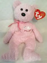 TY Beanie Babies Baby girl It's a girl 2002 new with tags soft congrats pink