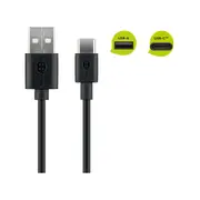 Goobay USB-A to USB-C 2.0 cable 0.1M for Mobiles and Laptops - Black