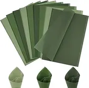 90 Sheets Gradient Lime Green Gift Tissue Paper, 14'' x 20'' Lime Green Sage Green Color Gift Assorted Wrapping Tissue for Autumn Vantage Wedding Birthday Presents Packaging