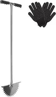 Handheld Grass Edger Tool Manual Half Moon Lawn Trimmer for Precise Landscape Edging for Sidewalks and Driveways