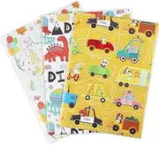 12 Sheets Package Papers Gift Wrapping Paper, Eco-Friendly Recycled Kids Wrapping Paper, Ideal for Birthday, Party, Anniversary, Paper Unfolded Size 70 * 50cm (A)