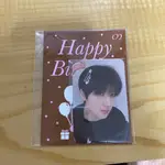 NCT DREAM JISUNG 志晟 生日卡 ARTIST BIRTHDAY CARD 小卡