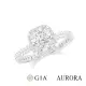 【AURORA 歐羅拉】GIA 50分DVS2天然真鑽石18K金鑽戒女戒婚戒 美好盛典(D/VS2)