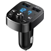 Bluetooth 5.0 Car FM Transmitter Wireless 2 USB Charger MP3 Player Handfree Kit