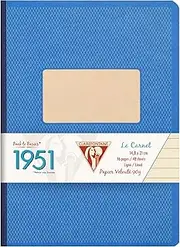 Clairefontaine 1951' Clothbound Notebook 1951' Clothbound Notebook, Blue, 1 (CR-195946)
