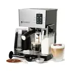 EspressoWorks 19-Bar Espresso, Cappuccino and Latte Maker 10-Piece Set - Brew...
