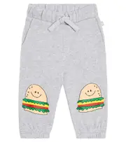 [Stella McCartney Kids] Stella McCartney Kids Baby printed cotton jersey sweatpants M 24 grey