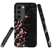 For Samsung Galaxy S23 Case Shielding Cover, Plum Blossoming