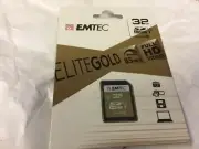 EMTEC ECMSD32GHC10GP Class 10 32GB SDHC Memory Card Gold Plus