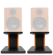 Rockville 8” Wood Studio Monitor Speaker Stands For Rockville APM5C