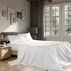 100% Cotton 1200 Thread Count Sheets Set Bedding Sets,Bed Sheet 4 Piece Sets,...
