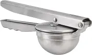 Stainless Steel Lemon Squeezer Anticorrosion Portable Manual Citrus Juicer for Kitchen and Family Use Stainless Steel Material 404g Weight