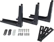 Kings Freestanding Awning Bracket (Triple) | Powder Coated Steel | 316 SS Mounting Hardware | Universal Awning Fitment