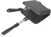 Joyzan Stovetop Sandwich Maker, Double Sided Hot Nonstick Toasted Frying Pan Panini Press Grilled Waffle Cooker Flip Plates Baking Cooking Pot Toaster Crispy Grilling Breakfast Cheese Home Kitchen