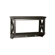 RiverRidge Home X-Frame 7-17/25" x 15-7/20" x 25-49/50" Wall-Mount MDF 2-Shelf