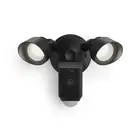 Ring Smart Lighting Floodlight Cam Wired Plus 105dB home security siren black
