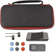 Steelplay - Case für Nintendo Switch 11in 1 inklusive einer Schutz- und Transporttasche für Nintendo Switch, 2 Silikonhüllen zum Schutz der Joycons und einem Zubehörset für Nintendo Switchv- Schwarz