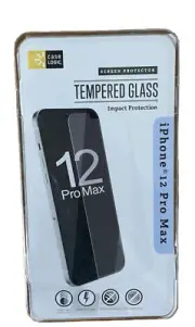 Case Logic Tempered Glass Transparent Screen Impact Protector iPhone 12 Pro Max