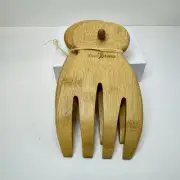 Totally Bamboo Salad Hands 7" Serving Utensil