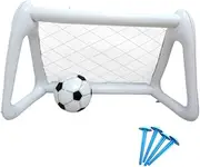 yuksok Kids Mini Soccer Goal Set Youth Soccer Goal Set Football Net Foldable with Ball Football Goal Set for Backyard/Indoor Field