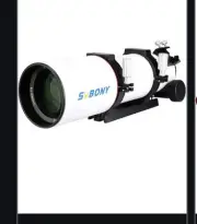 SVBONY SV550 Telescope, 80mm F6 APO Triplet Refractor OTA, 180mm Dovetail Plate,