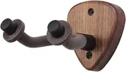 Walnut Base Guitar Stand Bracket with Screws Guitar Stand Holder Hook Adjustable Display Stand Guitar Neck Holder Stand for Banjo Bass Acoustic Guitar
