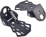 Foldable Rear Pedals - Mountain Bike Footrests, Children Bicycles Accessories | Rear Wheel Pedal Set for Comfort, Easy Pedal Setup, Ideal for Kids’ Bikes, Family Cycling, and Smooth Outdoor Rides