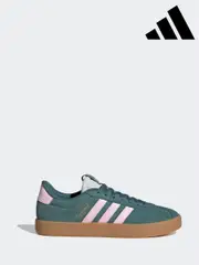 adidas Green Dark VL Court 3.0 Trainers (AP9027) | $150