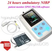 Contec PM50 Pulse Oximeter SPO2 Monitor Pulse Rate Ambulatory NIBP Monitor PC SW