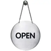 Durable Open/Closed Pictogram Sign 130mm